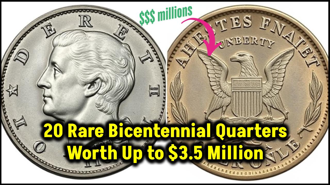 20 Most Valuable Bicentennial Quarters Worth Up to $3.5 Million: Check How to Spot Them