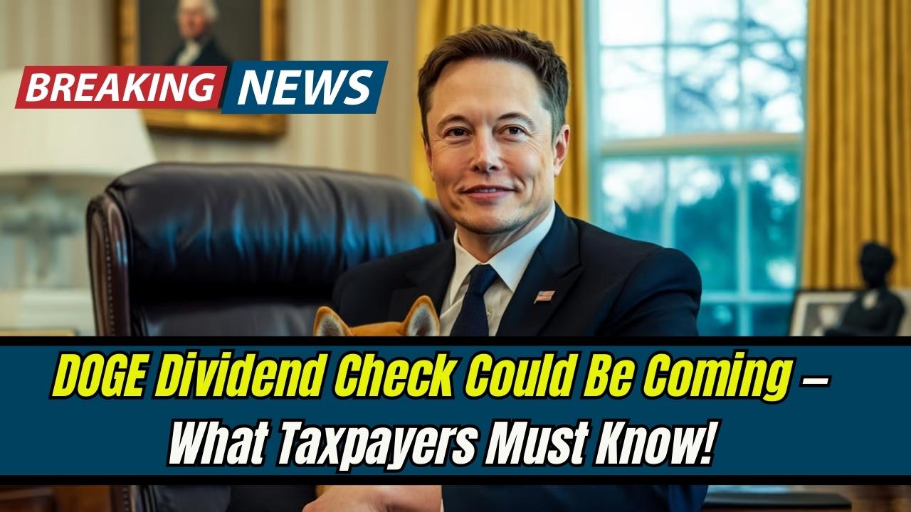 DOGE Dividend Check Could Be Coming — What Taxpayers Must Know!
