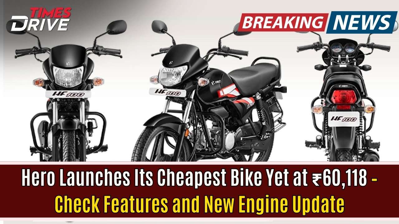 Hero Launches Its Cheapest Bike Yet at ₹60,118 – Check Features and New Engine Update