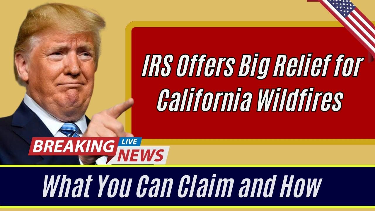 IRS Offers Big Relief for California Wildfires – What You Can Claim and How