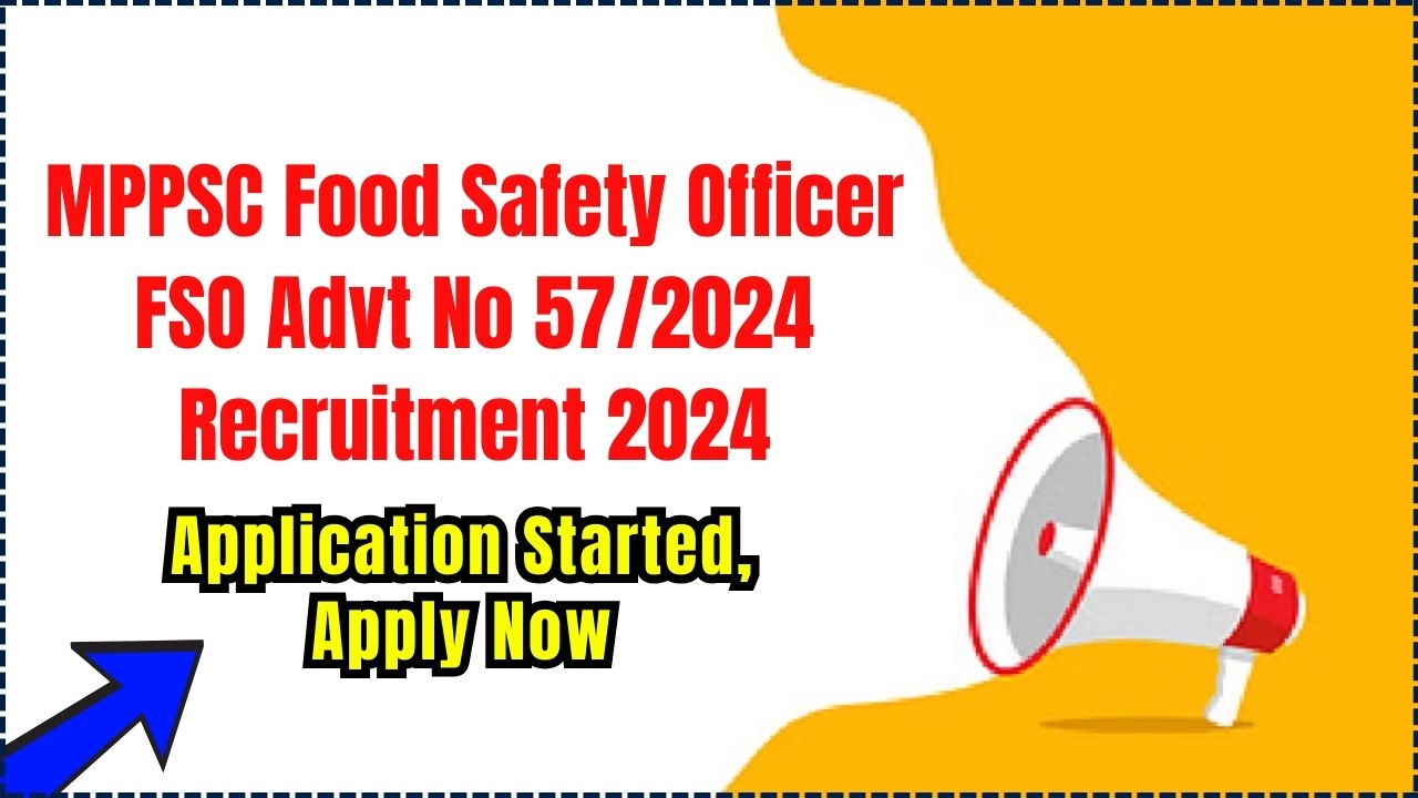 MPPSC Food Safety Officer FSO Advt