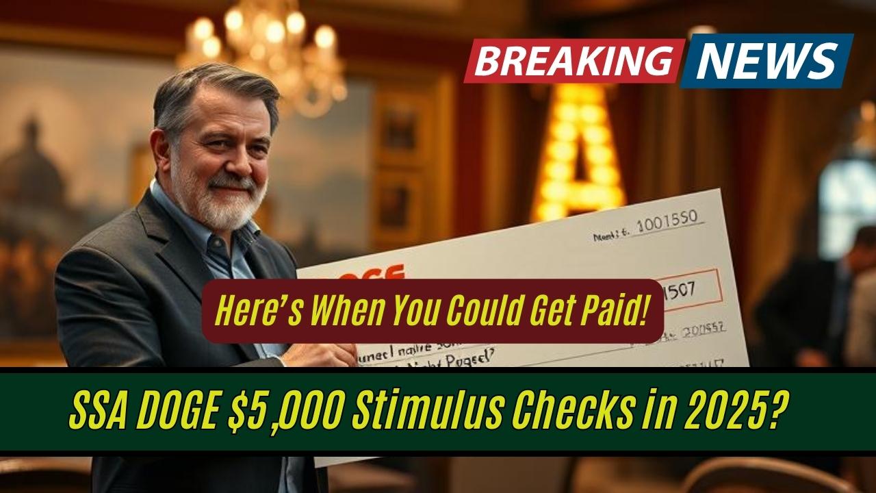 SSA DOGE $5,000 Stimulus Checks in 2025? Here’s When You Could Get Paid!