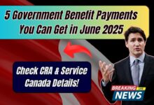 5 Government Benefit Payments You Can Get in June 2025: Check CRA & Service Canada Details!