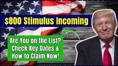 $800 Stimulus Incoming