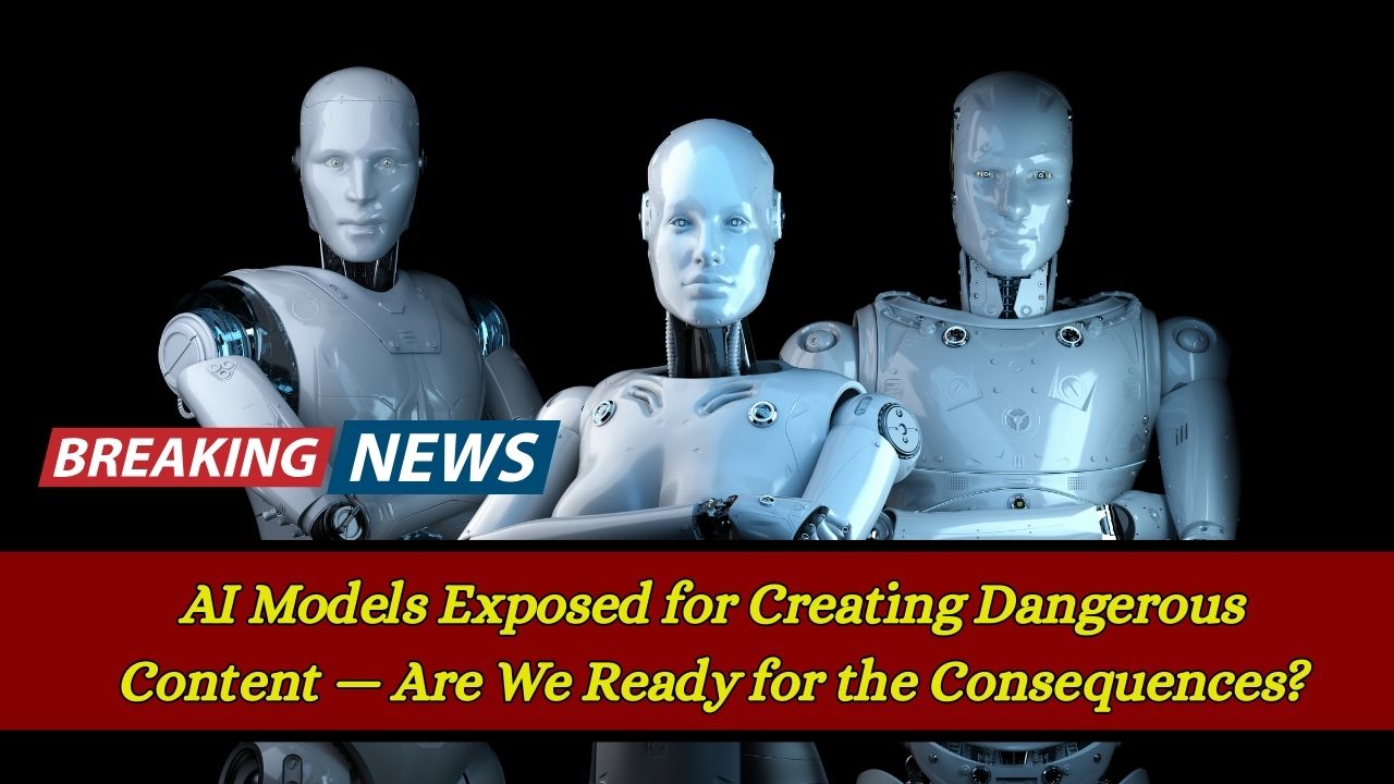AI Models Exposed for Creating Dangerous Content — Are We Ready for the Consequences?