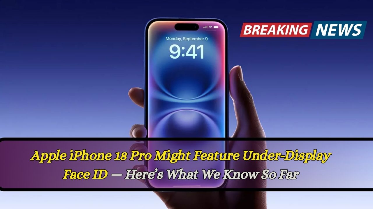 Apple iPhone 18 Pro Might Feature Under-Display Face ID — Here’s What We Know So Far