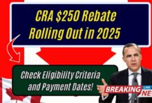 CRA $250 Rebate Rolling Out in 2025 – Check Eligibility Criteria and Payment Dates!