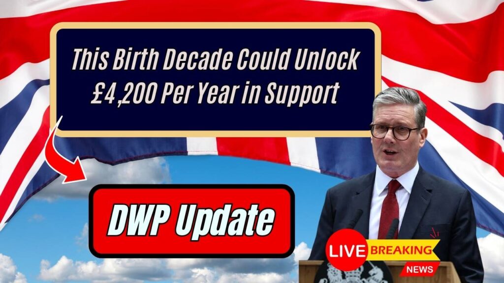 DWP Update: This Birth Decade Could Unlock £4,200 Per Year in Support 1 DWP Update: This Birth Decade Could Unlock £4,200 Per Year in Support