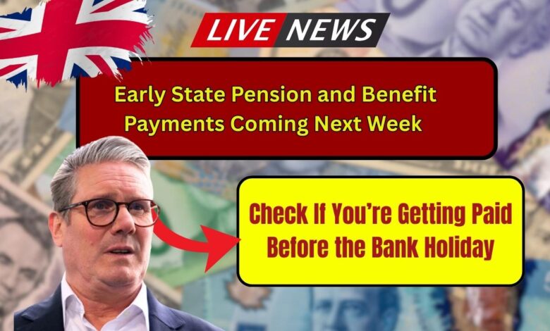 Early State Pension and Benefit Payments Coming Next Week – Check If You’re Getting Paid Before the Bank Holiday