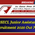 GSECL Junior Assistant Recruitment 2025 Out Now – Who’s Eligible and How to Apply