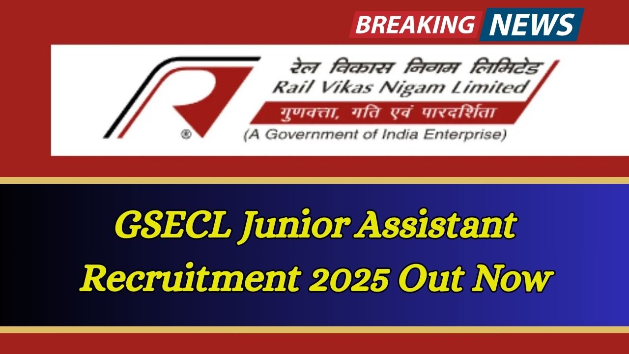 GSECL Junior Assistant Recruitment 2025 Out Now – Who’s Eligible and How to Apply