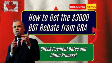 How to Get the $3000 GST Rebate from CRA — Check Payment Dates and Claim Process!