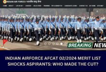 Indian Airforce AFCAT 02/2024 Merit List Shocks Aspirants: Who Made the Cut?