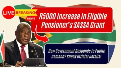 R5000 Increase In Eligible Pensioner’s SASSA Grant: How Government Responds to Public Demand? Check Official Details!