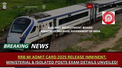 RRB MI Admit Card 2025 Release Imminent: Ministerial & Isolated Posts Exam Details Unveiled!