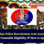 Rajasthan Police Recruitment 2025 Announced—Check Constable Eligibility & How to Apply Now!