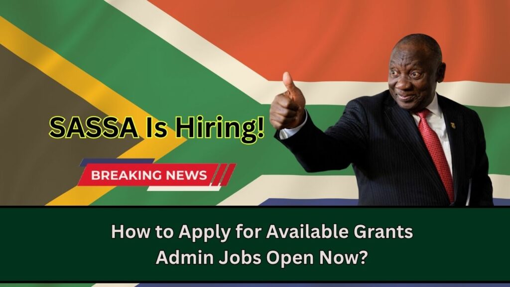 SASSA Is Hiring! How to Apply for Available Grants Admin Jobs Open Now? 1 SASSA Is Hiring! How to Apply for Available Grants Admin Jobs Open Now?