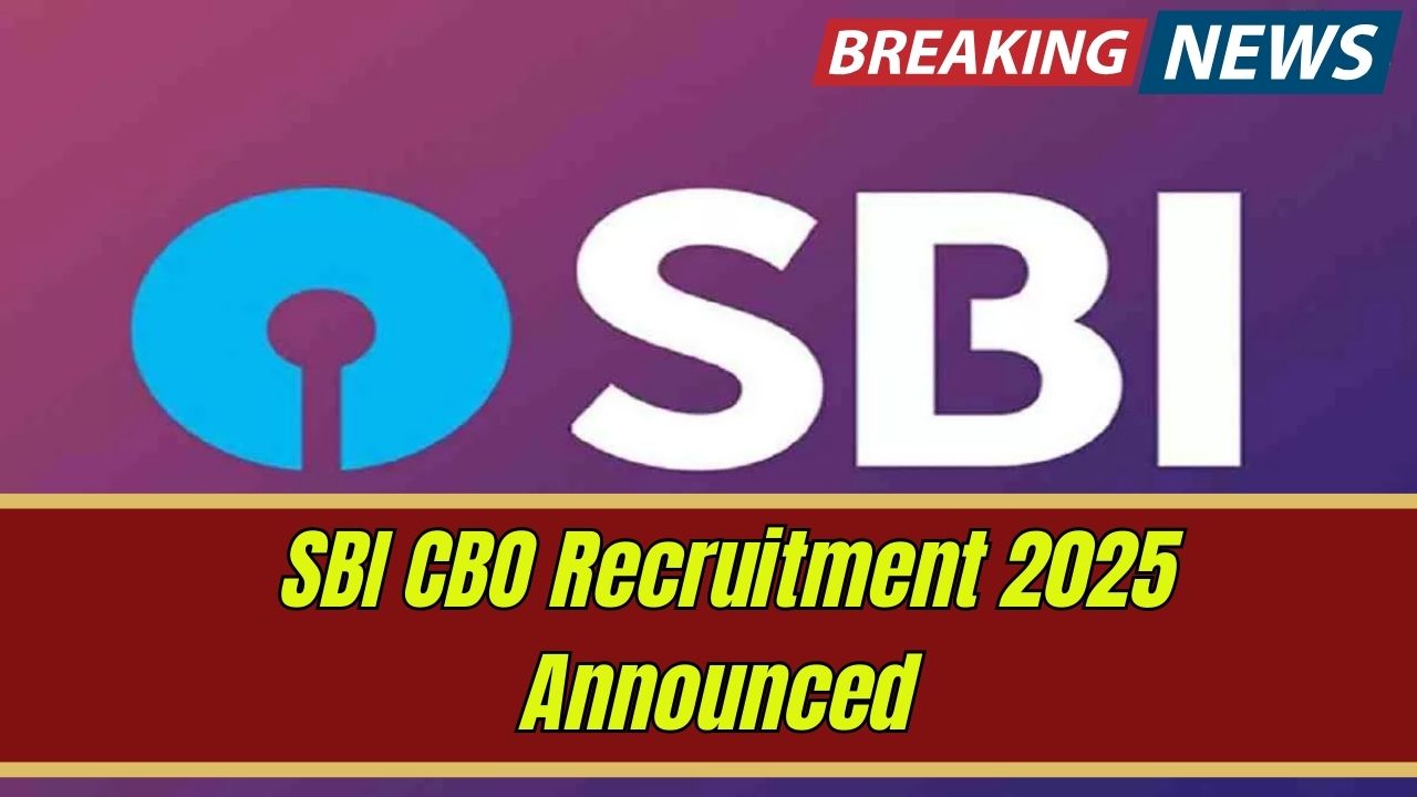 SBI CBO Recruitment 2025 Announced – 2964 Vacancies Open for Circle Based Officers