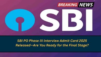 SBI PO Phase III Interview Admit Card 2025 Released—Are You Ready for the Final Stage?
