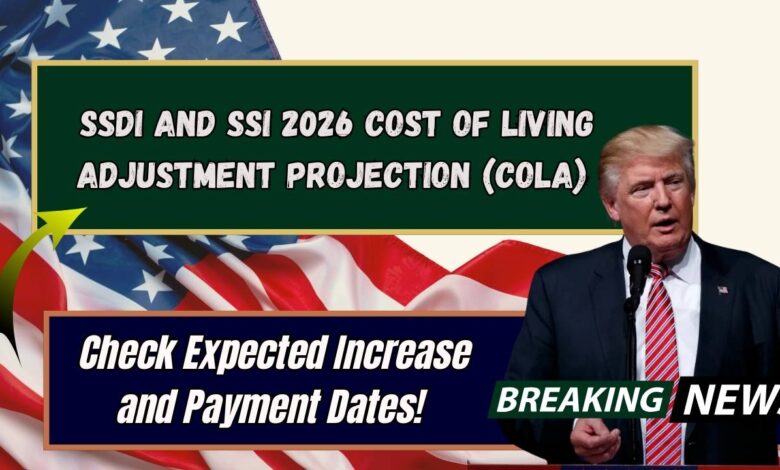SSDI and SSI 2026 Cost of Living Adjustment Projection (COLA) — Check Expected Increase and Payment Dates!