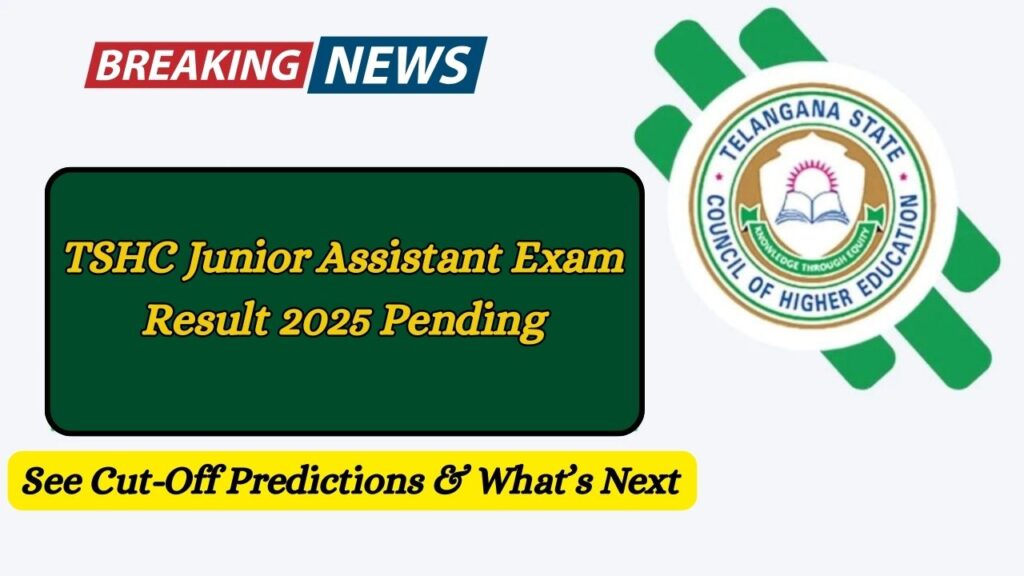 TSHC Junior Assistant Exam Result 2025 Pending—See Cut-Off Predictions & What’s Next 1 TSHC Junior Assistant Exam Result 2025 Pending—See Cut-Off Predictions & What’s Next