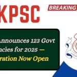 UKPSC Announces 123 Govt Vacancies for 2025 — Registration Now Open