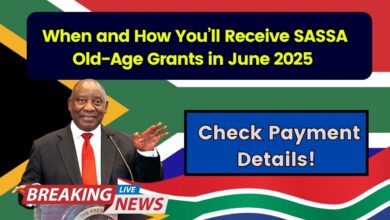 When and How You’ll Receive SASSA Old-Age Grants in June 2025 — Check Payment Details!
